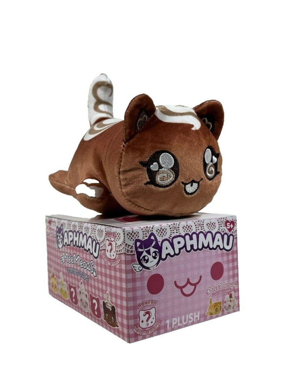 Aphmau MeeMeows LATTE Cat 6" Plush Bakery Limited Edition